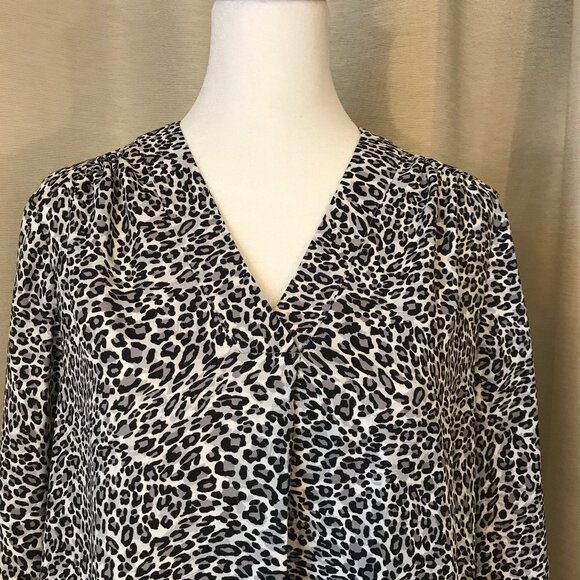 Jones of New York Animal Print Top - Picture 1 of 4
